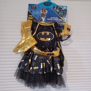 NWT.....DC Comics Batgirl Dress Costume, Compleat Set.